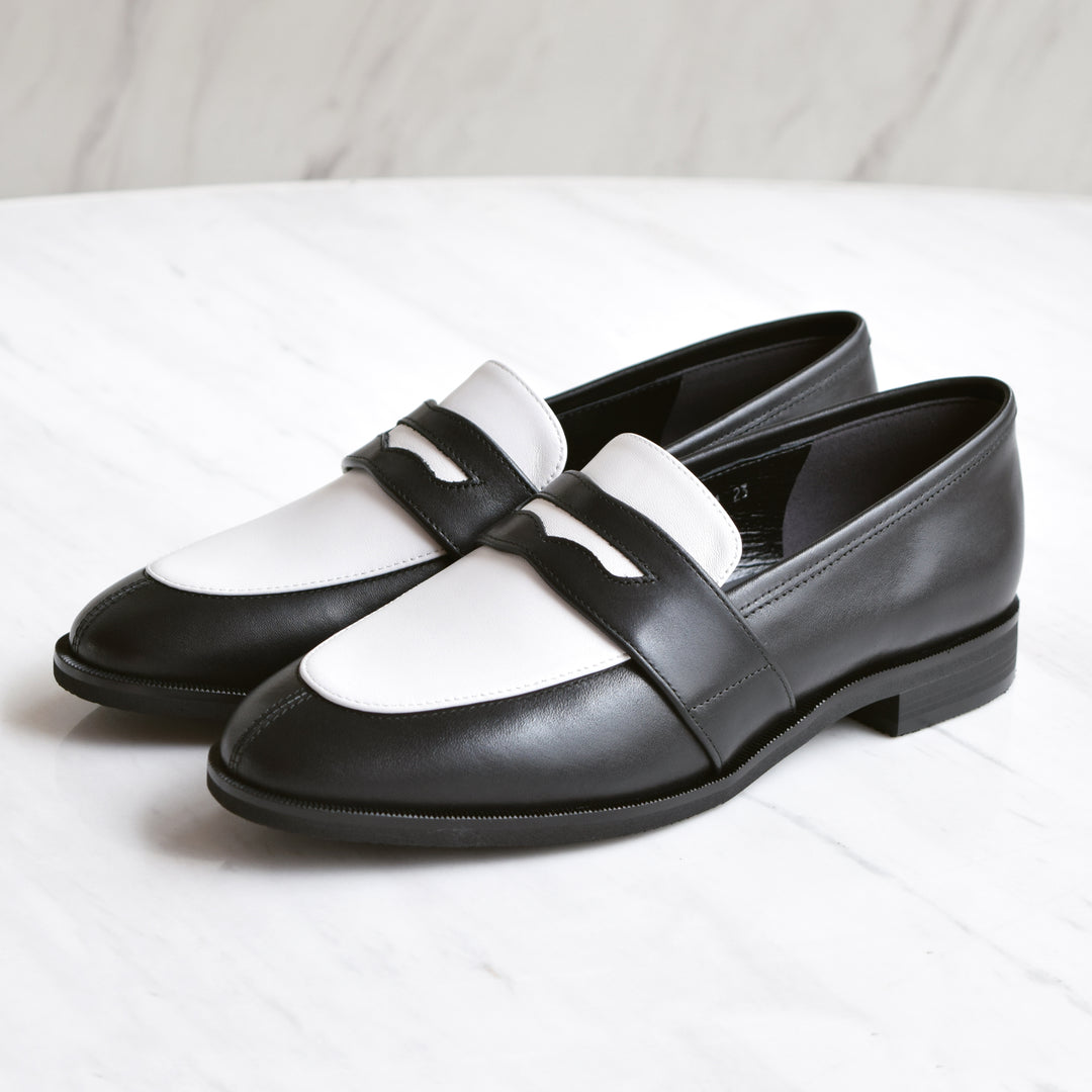 N°21 ブラック・ホワイト ローファー V196CF LOAFER BLACK/WHITE 632284-0002｜エービーシー・マートの通販