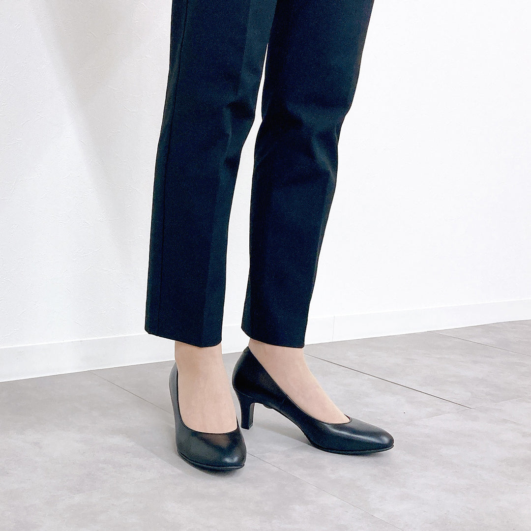 EIZO black ブラックパンプス/ラウンド6cm 【N1600】 – EIZO