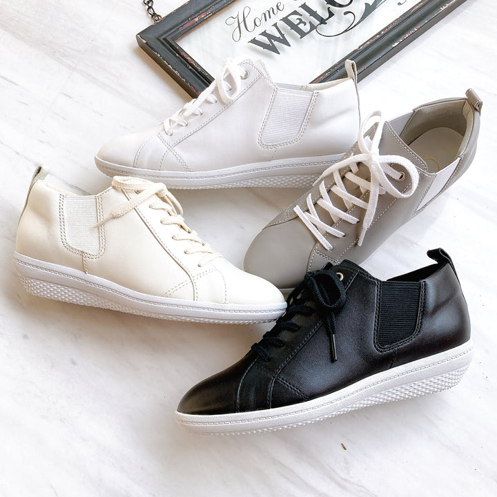 Vue サイドゴアレザースニーカー 【VM82541】 – EIZO WEB SHOP