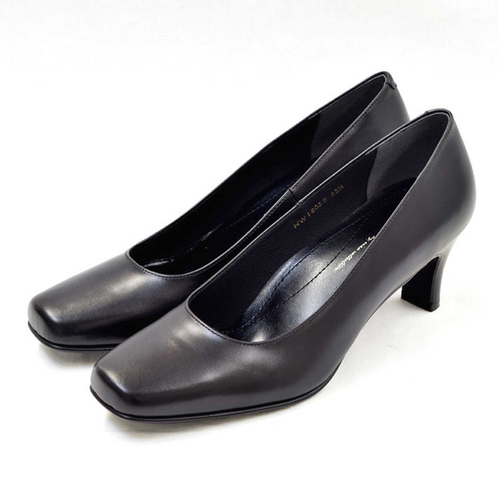 EIZO black ブラックパンプス/ソフトスクエア6cm 【N1605】 – EIZO